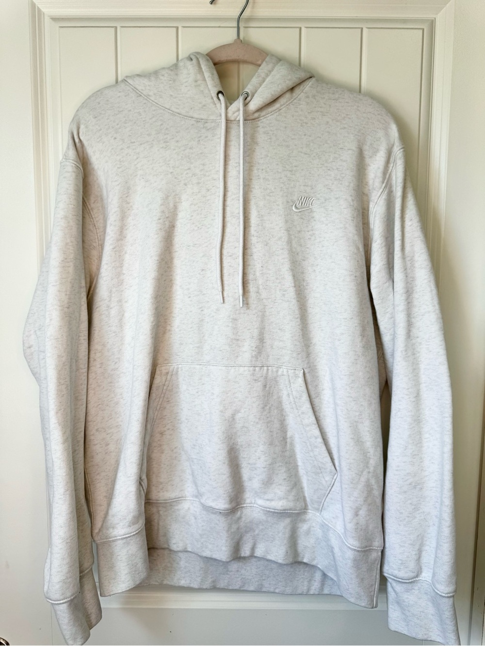 Nike Heather Light Gray Hoodie